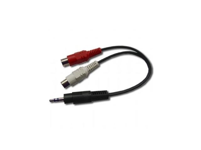 Audio adaptér MINIJACK na 2x RCA