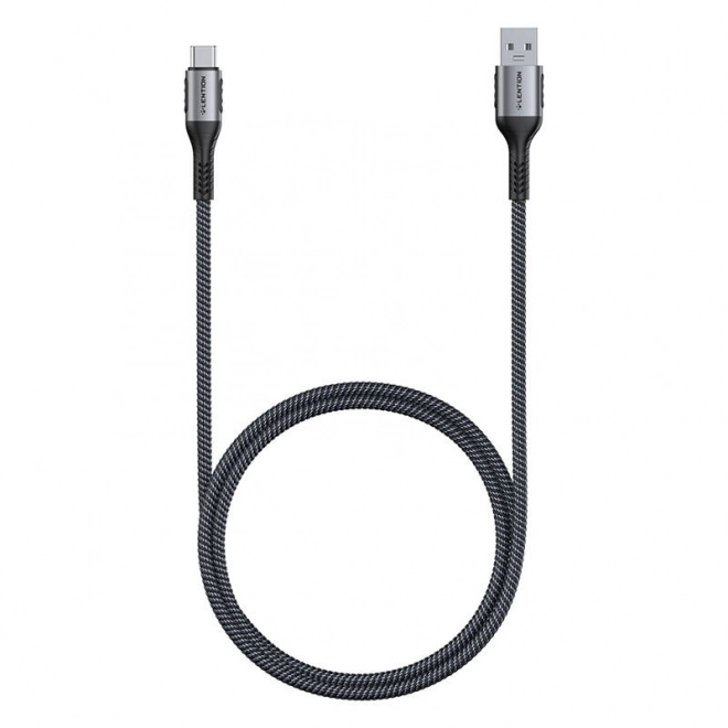 Kábel USB-A na USB-C 6A 0,5 m čierny