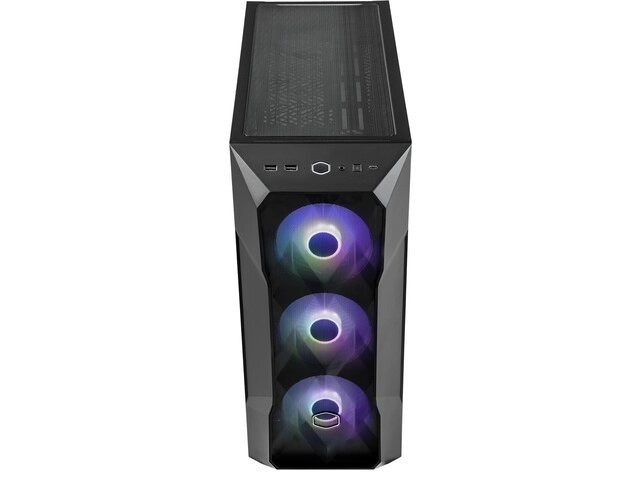 Skriňa MasterBox TD500 V2 Mesh s oknom ARGB čierna