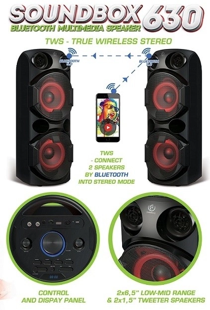 Bluetooth karaoke reproduktor SoundBox