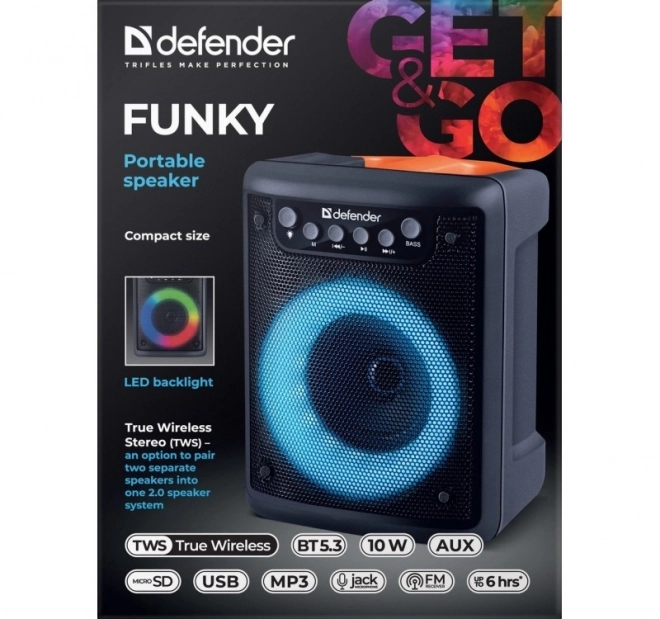Prenosný bluetooth reproduktor Funky 10W