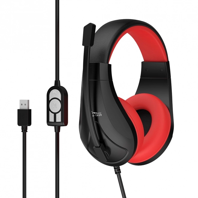 Nemesis USB stereofónne herné slúchadlá s mikrofónom