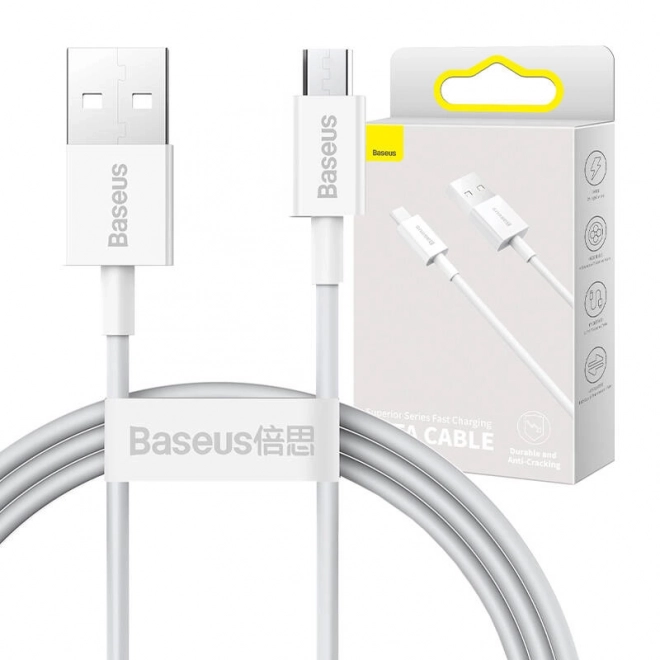 Kábel Baseus Superior Series USB na micro USB, 2A, 1m