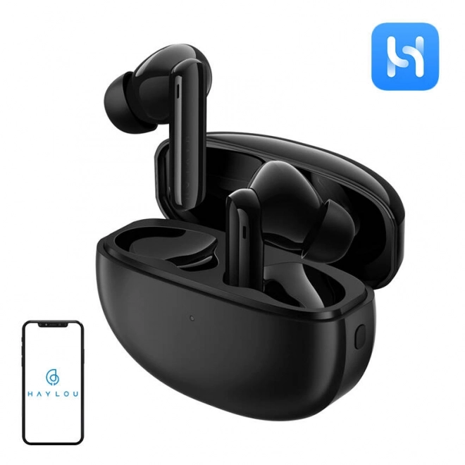 Bezdrôtové Bluetooth slúchadlá Haylou W1 ANC - modré