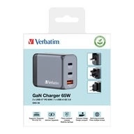 Nabíjačka Verbatim GaN 65W s USB-C a USB-A