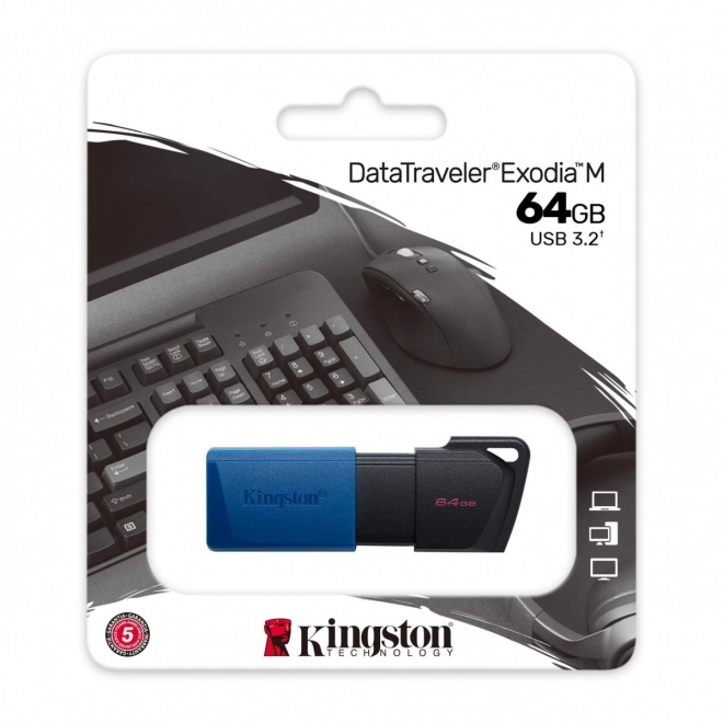 USB kľúč Kingston DataTraveler Exodia M 64GB