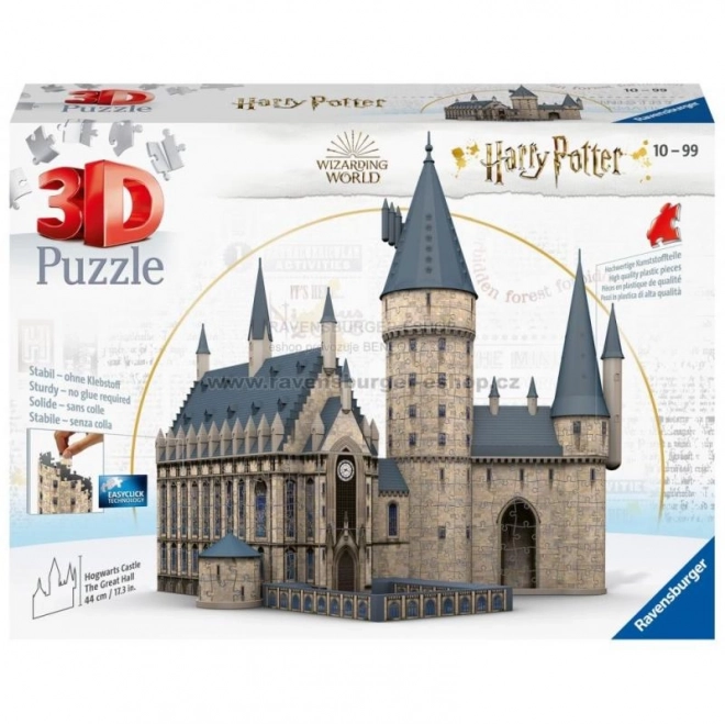 Ravensburger 3D puzzle Harry Potter: Rokfort Veľká sieň