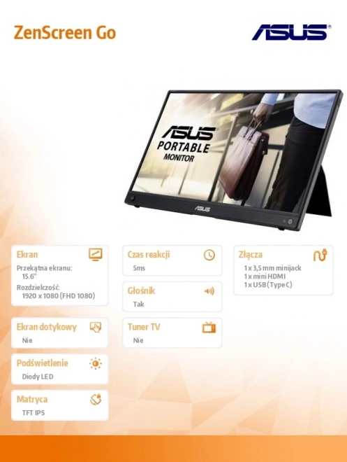 Prenosný monitor ZenScreen Go