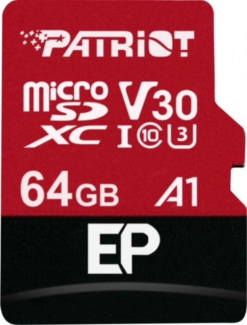 Patriot microSD karta 64GB pre 4K videá