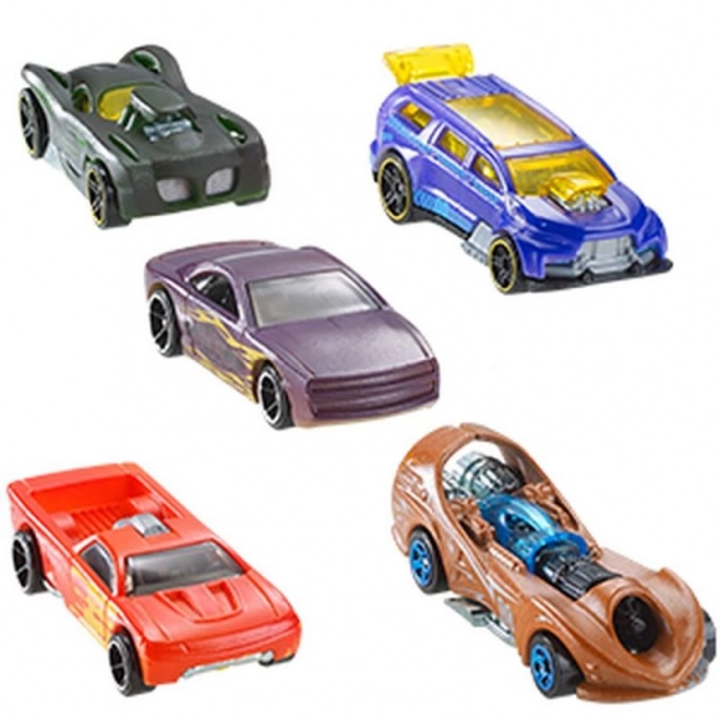 HotWheels 5 ks anglických farebných posúvačov rôznych typov