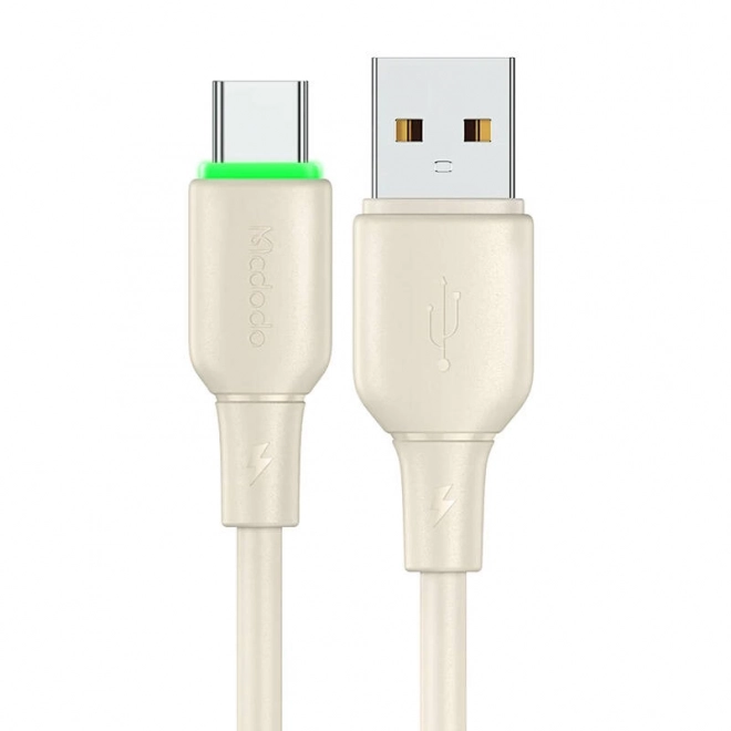 Kábel USB na USB-C s LED svetlom 1.2m