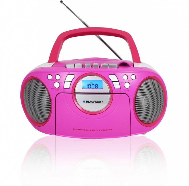 Prenosný prehrávač BB16PK s FM rádiom, kazetou a CD/MP3/USB/AUX