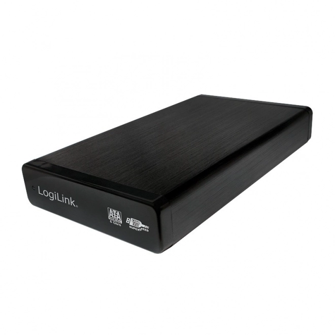 Vonkajší kryt HDD 3,5 palca, SATA, USB 3.0, čierny hliník