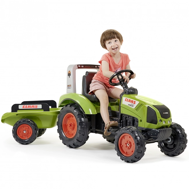 FALK Šliapací traktor Claas Arion 430 s ťažným zariadením