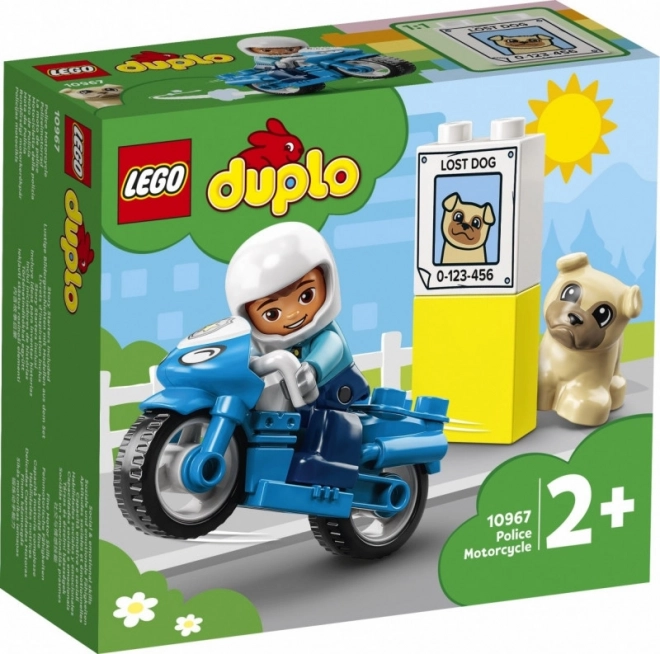 Policajná motorka LEGO DUPLO