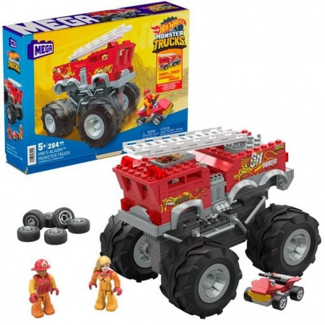 Mega Hot Wheels Monster Trucks 5-Alarm a ATV vozidlo na zostavenie