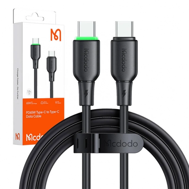 Usb-c kábel Mcdodo do Usb-c 65W čierny