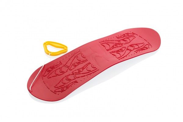 Snowboard plastový 70 cm červený