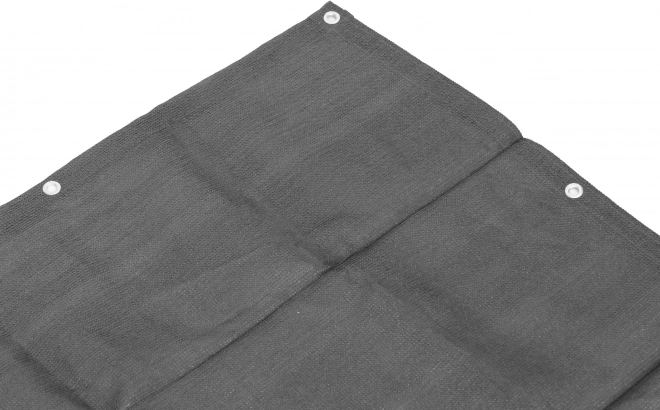 Balkónová zástena s uchytením 100x700 cm Tieniaca sieť Sivá MultiGarden