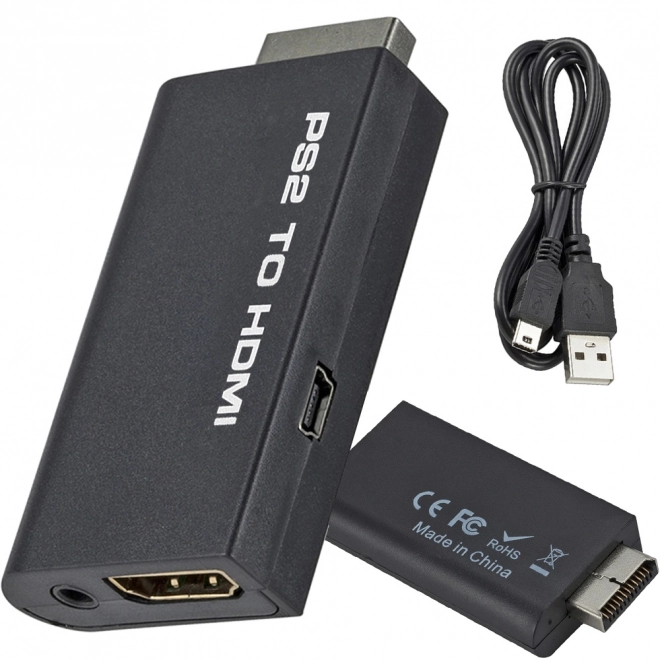 Adaptér PS2 do HDMI s audio výstupom