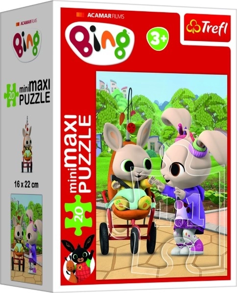 Puzzle Bing a jeho priatelia 20 dielikov