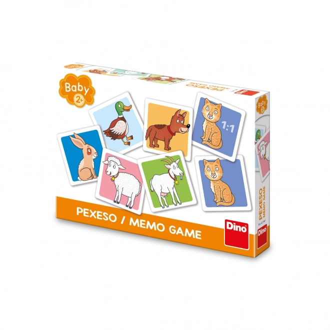 Dino Baby pexeso domáce zvieratká
