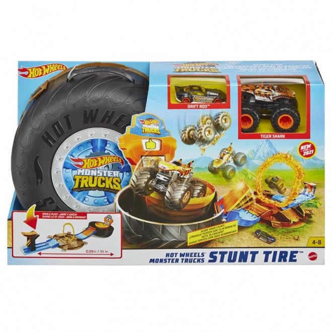 HotWheels Monster Trucks kaskadérske kúsky - herný set