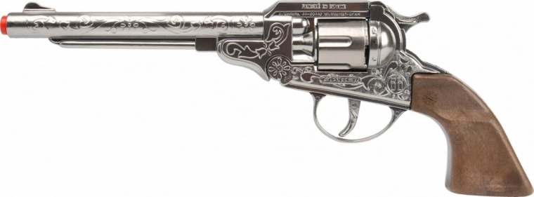 Detailne gravírovaný revolver