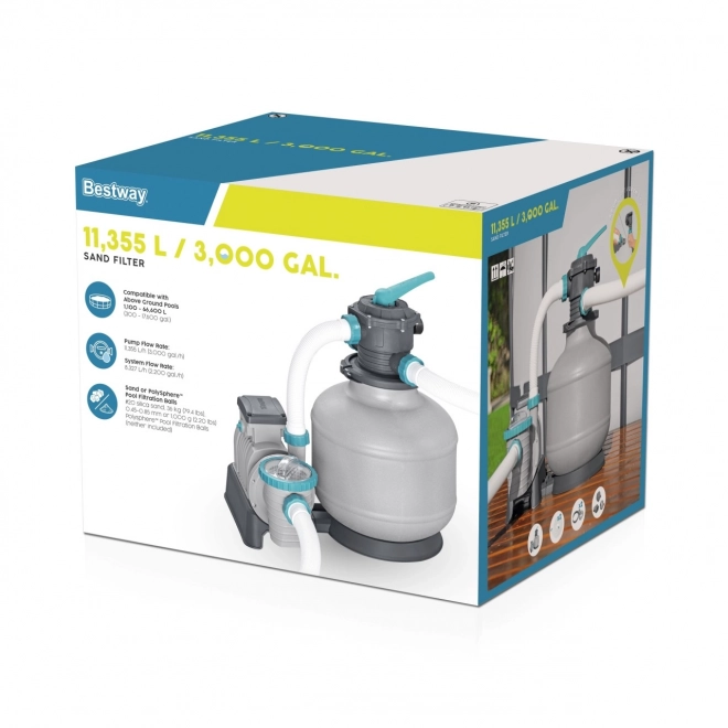 Výkonná piesková filtrácia pre bazény Bestway