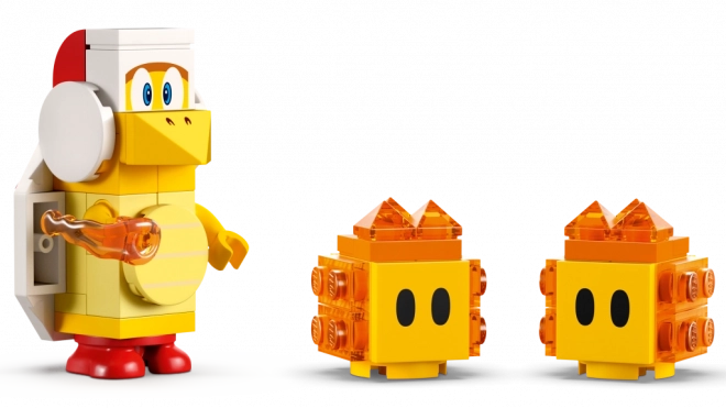 Lego Mario lava na vlne