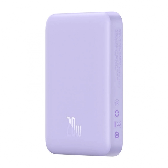 Powerbanka Baseus Magnetic Mini 10000mAh fialová