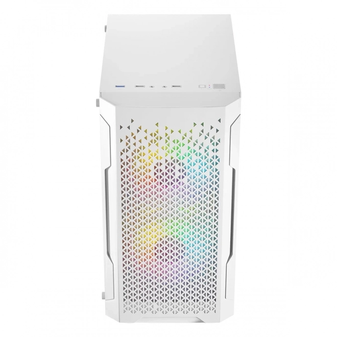 Herná skrinka Logic Aramis ARGB Mini USB 3.0 biela