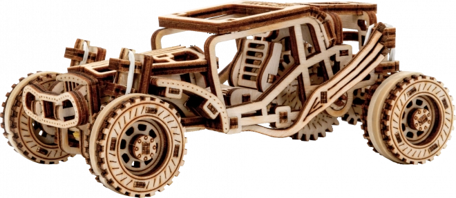 Drevené 3D Puzzle Automobil Buggy
