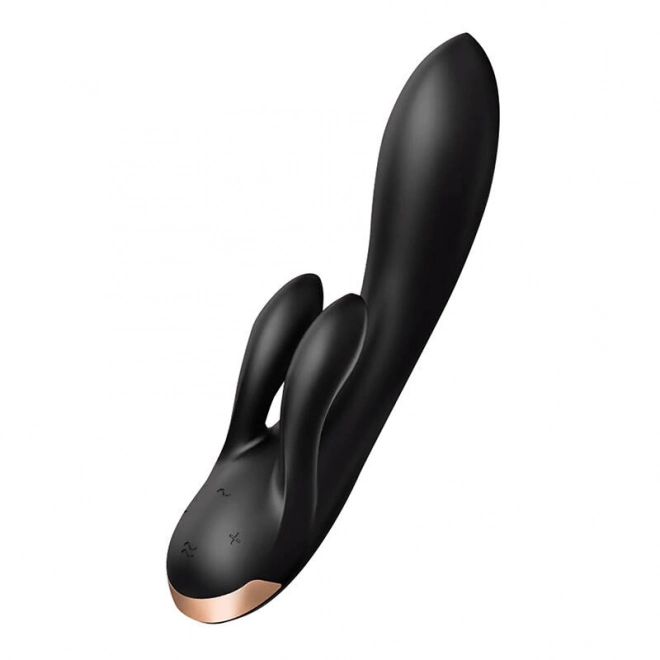 Multifunkčný vibrátor Double Flex Satisfyer čierny