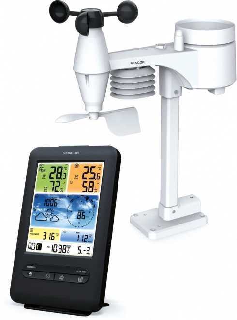 Profesionálna meteorologická stanica s WiFi a 5v1 snímačom