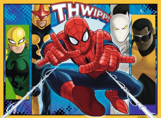 Puzzle Spiderman 4v1