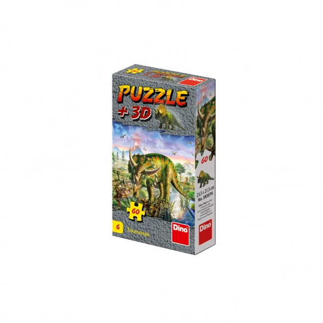 Puzzle s dinosaurem: Parasaurolophus 60 dielikov