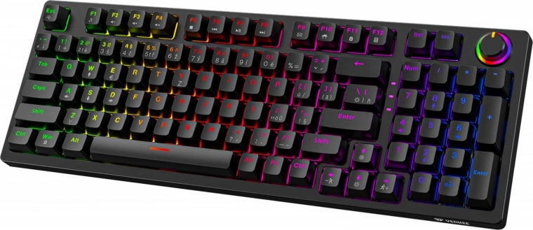 Mechanická klávesnica s RGB pre istý stisk