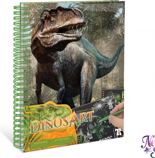 DinosArt škrabací denník