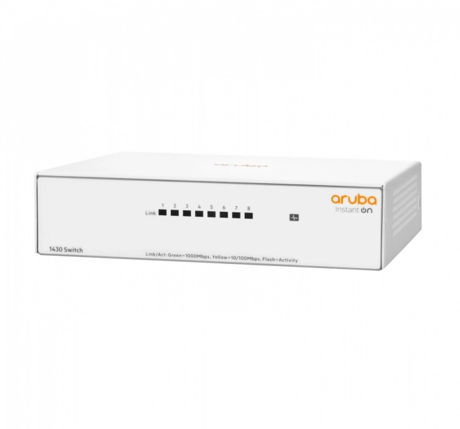Prvotriedny prepínač ARUBA Instant On 8-portový