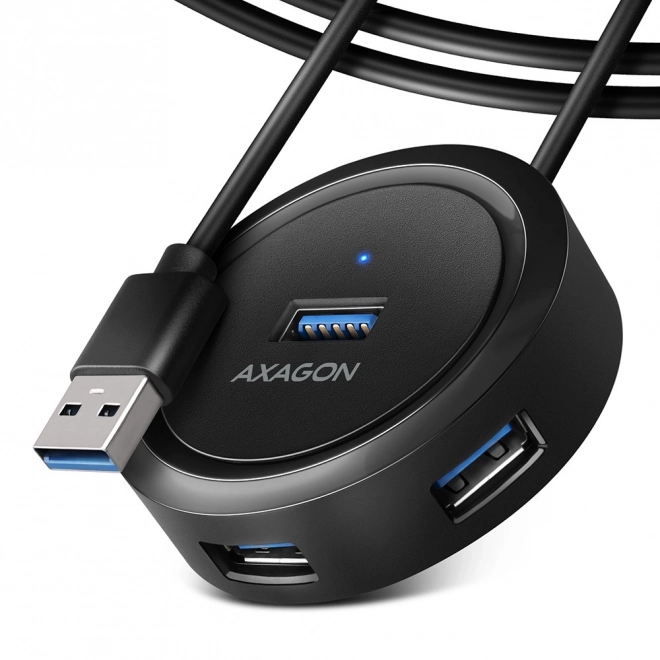 Axagon 4-portový USB 3.2 Gen 1 hub okrúhly