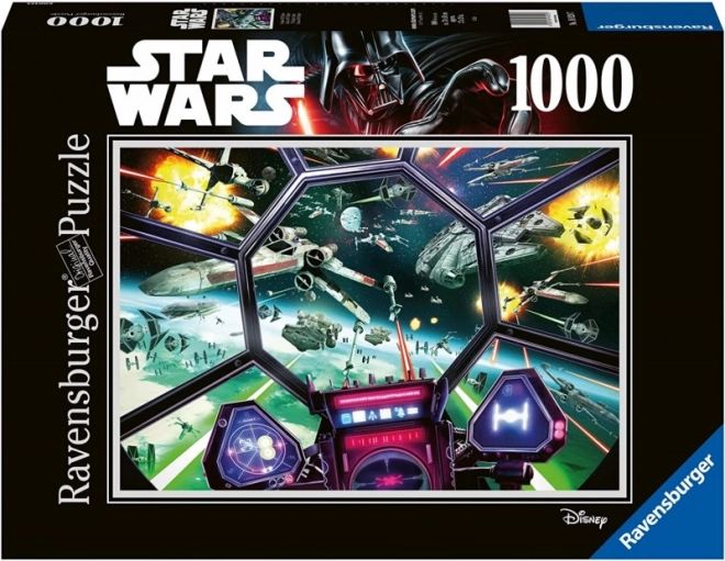 Ravensburger Puzzle Star Wars: TIE Fighter kokpit