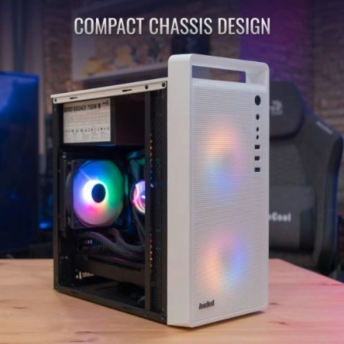 Mini tower skrinka biela RGB USB 3.0