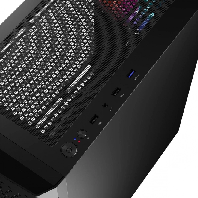 Počítačová skrinka LOGIC Aramis ARGB Midi USB 3.0 Čierna