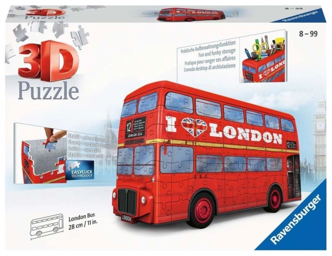 Ravensburger 3D puzzle londýnsky autobus Doubledecker 216 dielikov