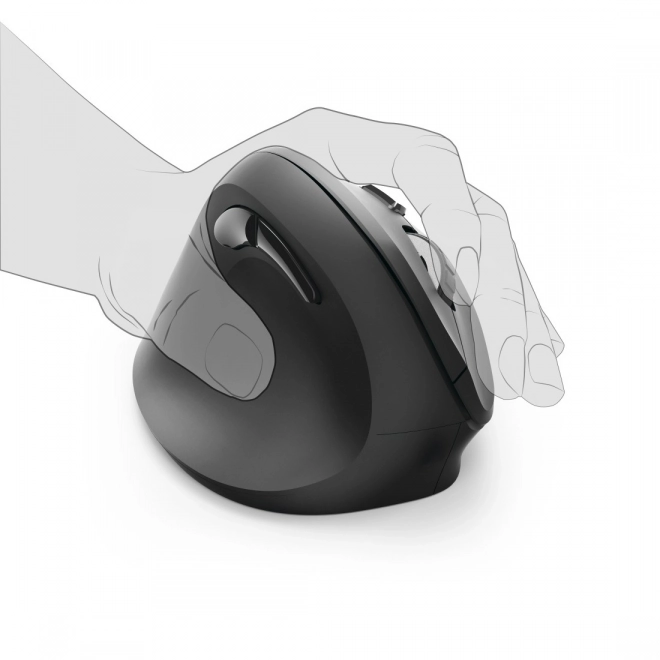 Ergonomická bezdrôtová myš pre ľavákov