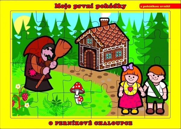 Puzzle O Perníčkovej Chalúpke 24 dielikov