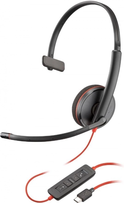 Monofónne slúchadlá Blackwire 3210 s USB-C/A