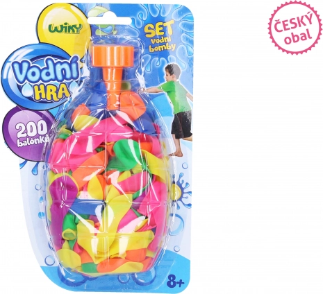 Vodné balóniky 200 ks - český obal