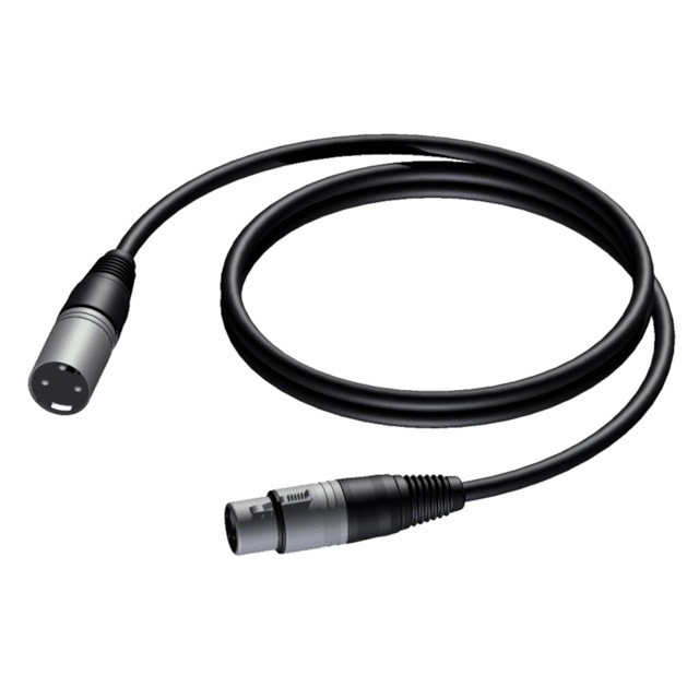 Kábel XLR mužský - XLR ženský 5 m